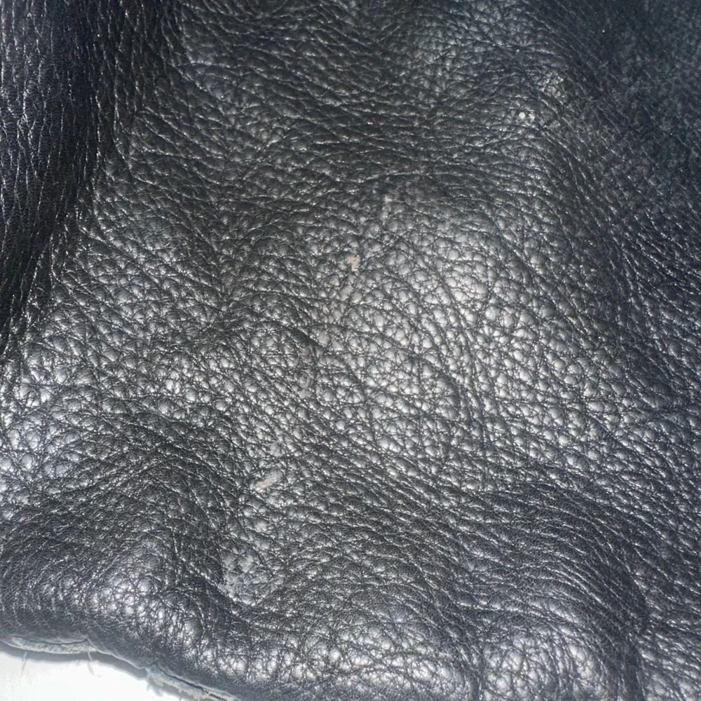 Y2K Lucky Brand Black Pebbled Soft Leather Hobo Shoulder Bag Purse Lace Up Sides